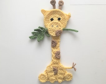 crochet pattern - Giraffe applique - instant pdf download