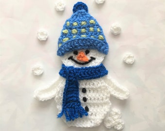 Crochet Pattern Juggling Snowman - Instant pdf download