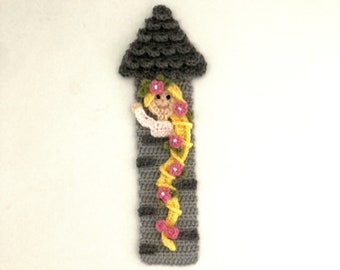 Princess In The Tower Crochet Applique Pattern Instant Pdf Download