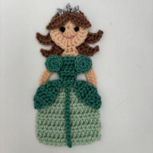 Princess Applique Crochet Pattern Instant Pdf Download