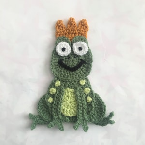 Crochet pattern - Frog prince - instant pdf download