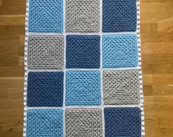 Patchwork Granny Blanket Crochet pattern