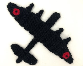 Remembrance Plane Applique