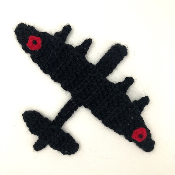 Remembrance Plane Applique