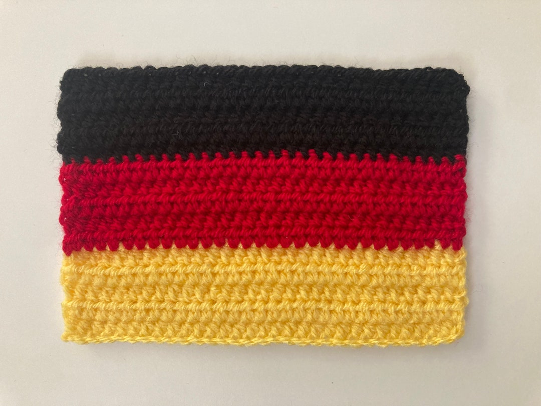 Germany Flag Crochet Applique Pattern Instant Pdf Download - Etsy