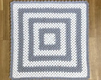 Granny Square Blanket Crochet Pattern Instant Pdf Download