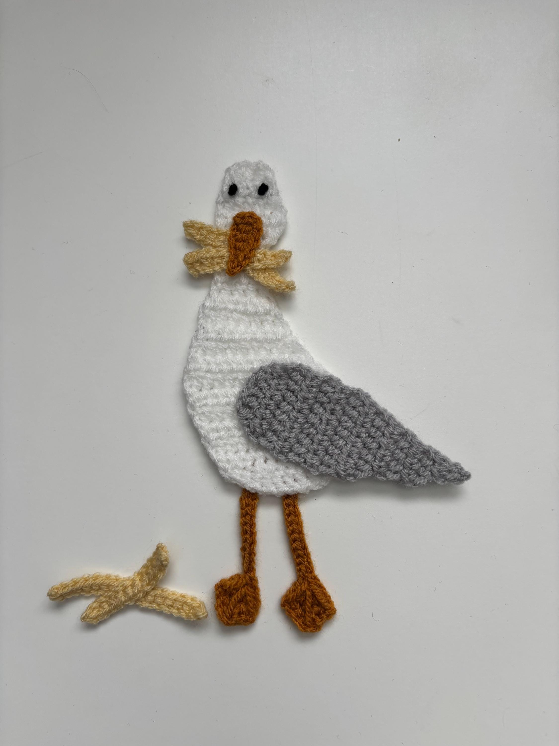 Interlocking Seagull Pattern Seagull Applique Crochet PDF Pattern - Etsy UK
