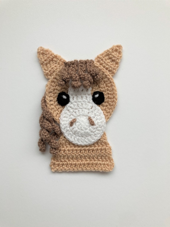 Horse Head Crochet Applique Pattern Instant Pdf Dwownload