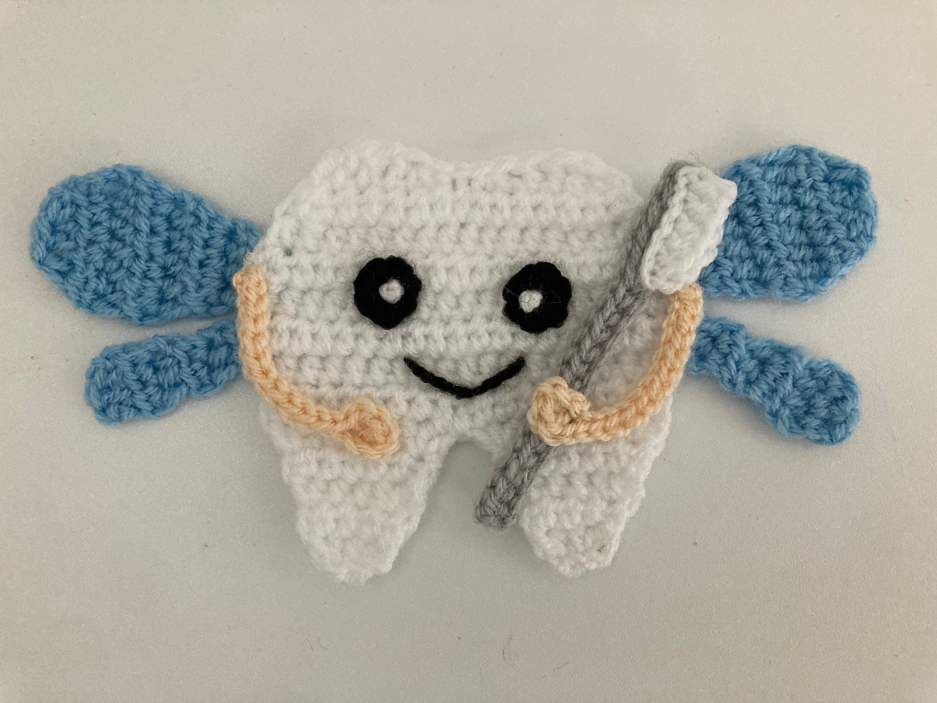 35 Tooth Crochet Pattern: Unlock Your Creativity with Fun Dental Designs 2 Tooth Crochet Applique