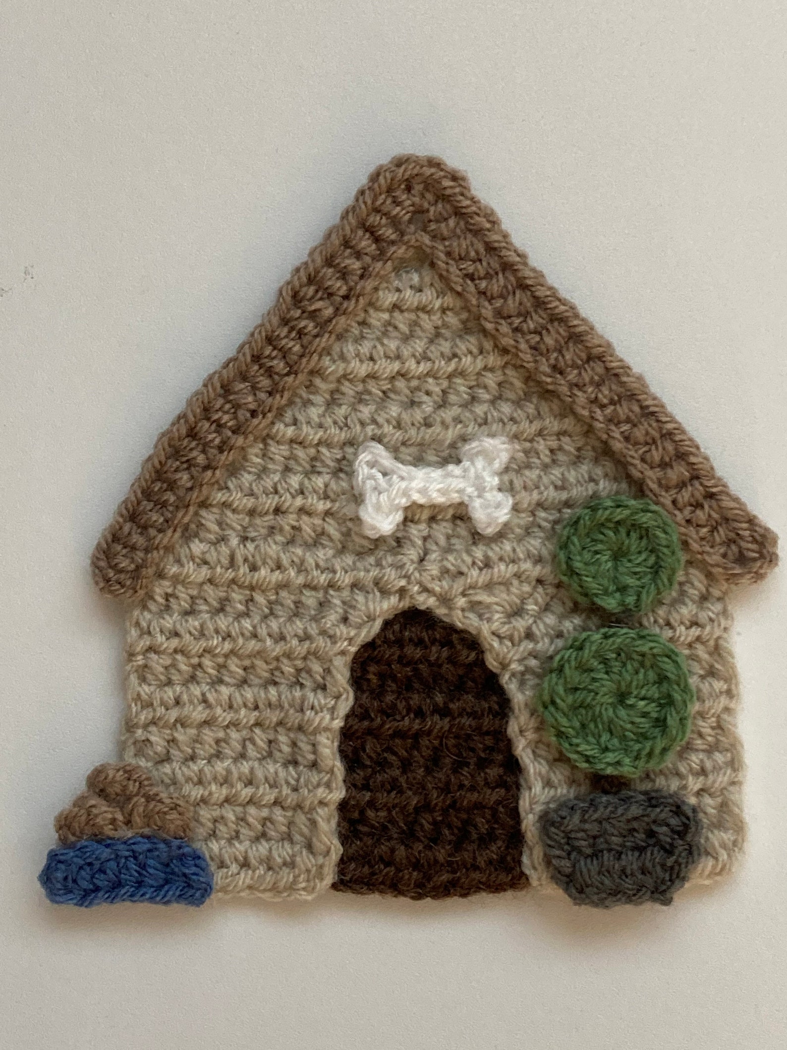 Dog House Crochet Applique Pattern Instant Pdf Download Etsy UK