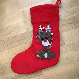 Fairy Light Rudolph Virkmönster för applikationer Direktnedladdning i PDF-format bild 2