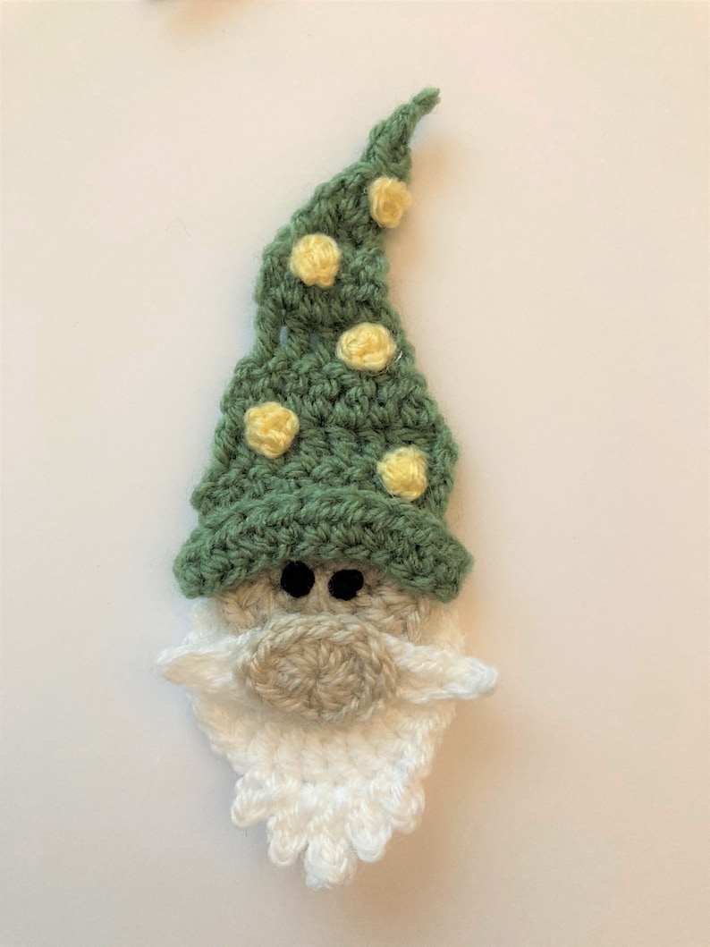 Gnome Applique Crochet Pattern instant pdf download | Etsy