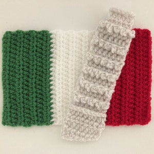 Italy Flag And Leaning Tower Of Pisa Applique