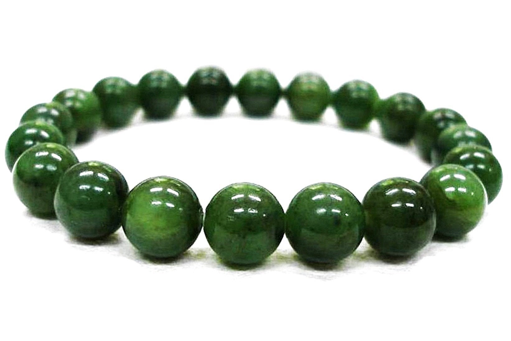 Gemstone Natural Green Jade Bracelet at Rs 195/piece in New Delhi | ID:  25531502188