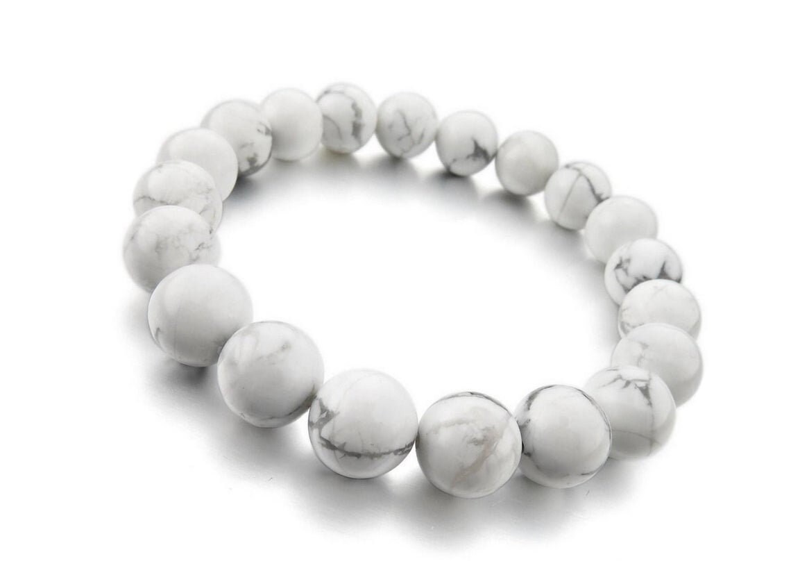 Self-Reflection Yoga Wrap Bracelet/ White Howlite Bracelet – Coconut Dreams  Skincare Inc.