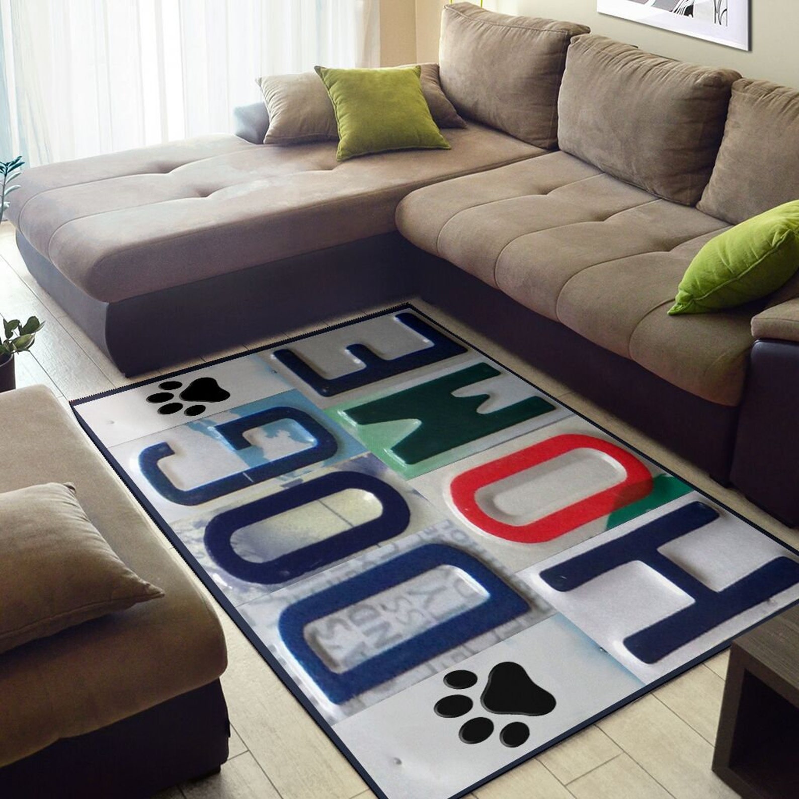 Hund Home Lizenz Teppich Dekor Wohnzimmer Teppich Etsy