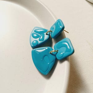 Boho gewaagde oorbellen | Handgemaakt | Kleioorbellen | Kleurrijk cadeau | Cadeau voor vriendin | Oorbellen | Statementoorbellen | Oorbellen van polymeerklei