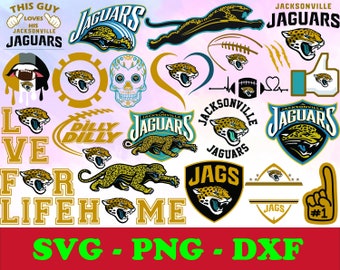Jacksonville Jaguars Svg Etsy