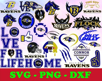 Baltimore Ravens Svg Etsy