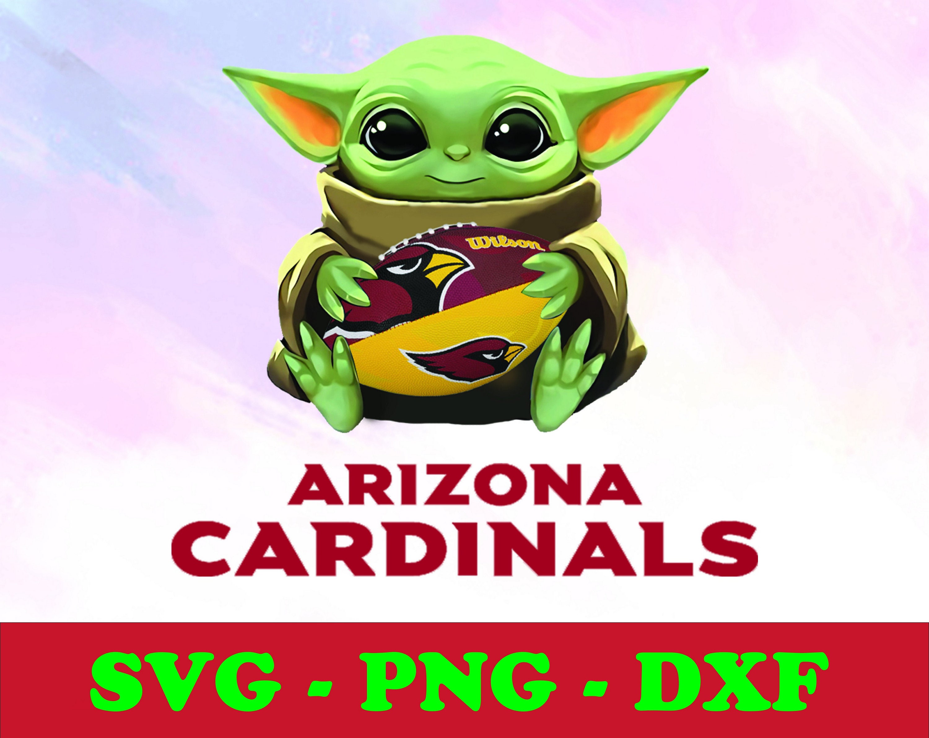 Baby Yoda Cardinals png Baby Yoda NFL png NFL logo png NFL Etsy