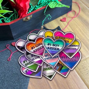 Stickers Pride Heart #1 | Handgesneden stickers