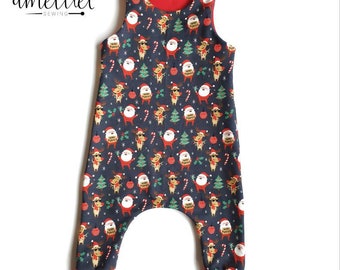 christmas dungarees