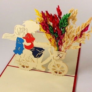 Love Bicycle High Quality 3D Card (NV12)