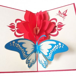 A Big Butterfly By A Floral (NCN57B)
