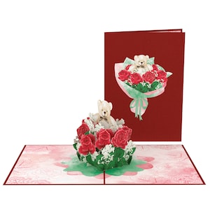 Red Rose & Teddy (PC847)