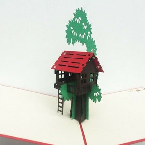 Treehouse High Quality 3D Card (NV78)