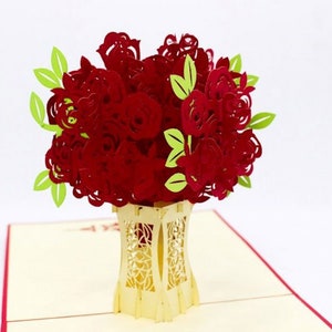 Big Rose Pot With Leaves (L60)