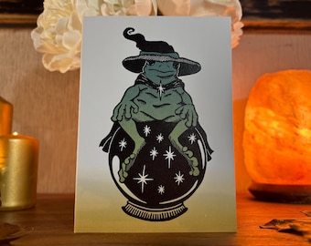 Fortune Teller illustrated A6 Greeting card