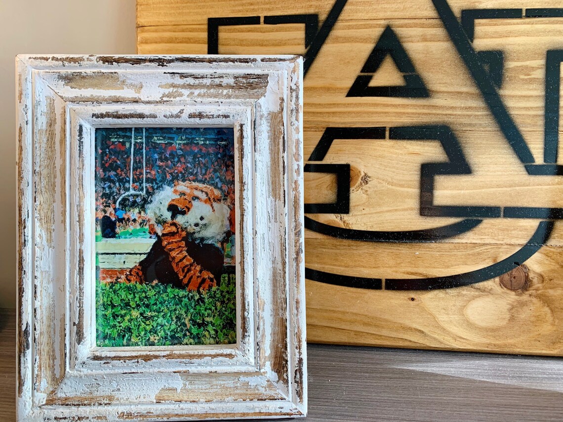 Auburn Aubie the Tiger Print | Etsy