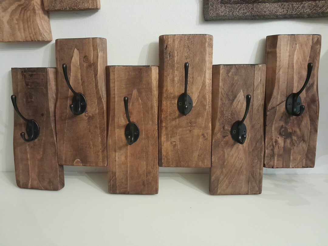 Handmade Wooden Coat Rack Coat Hook Reclaimed Pallet Wood Etsy UK