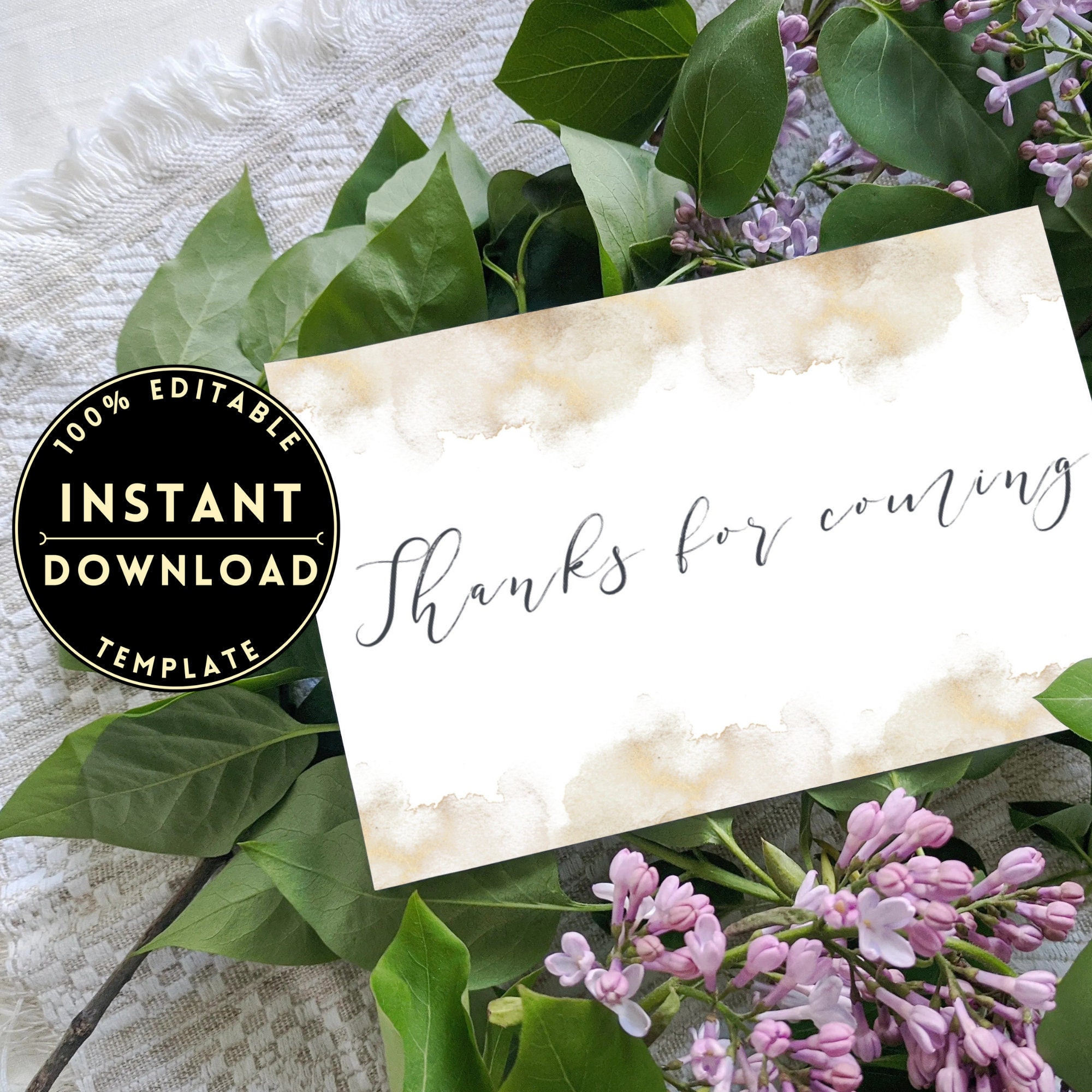 Electronic Thank You Card Wedding Thank You Card Thanks for Etsy
