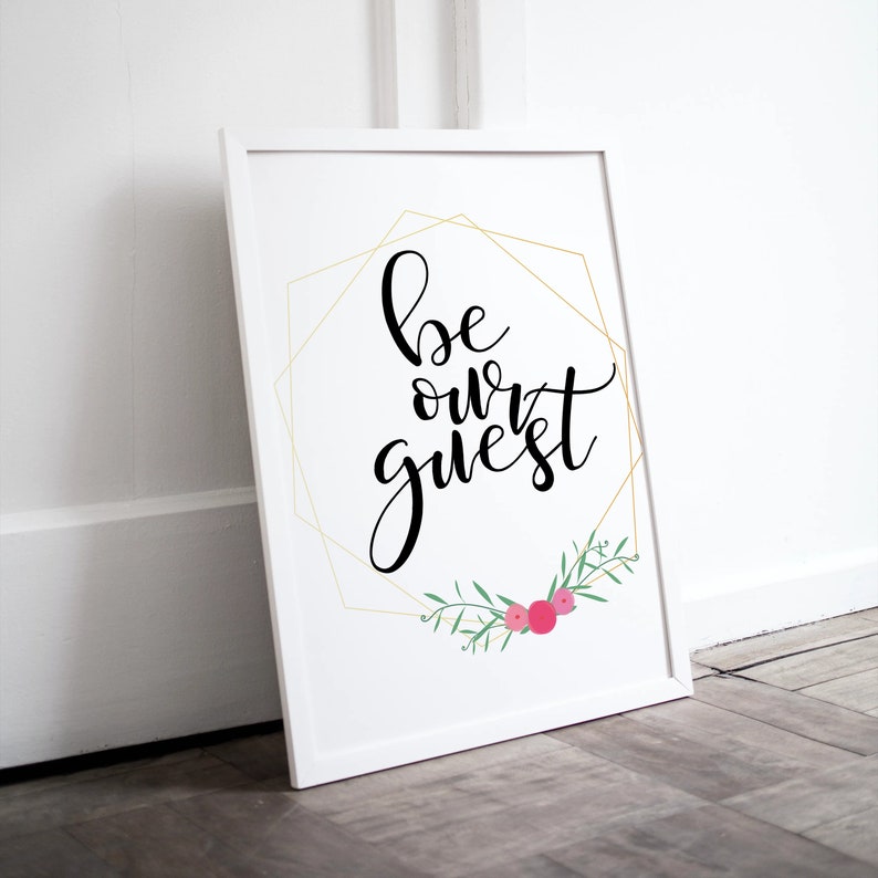 Be Our Guest Template Digital Wedding Invitation Guest Etsy
