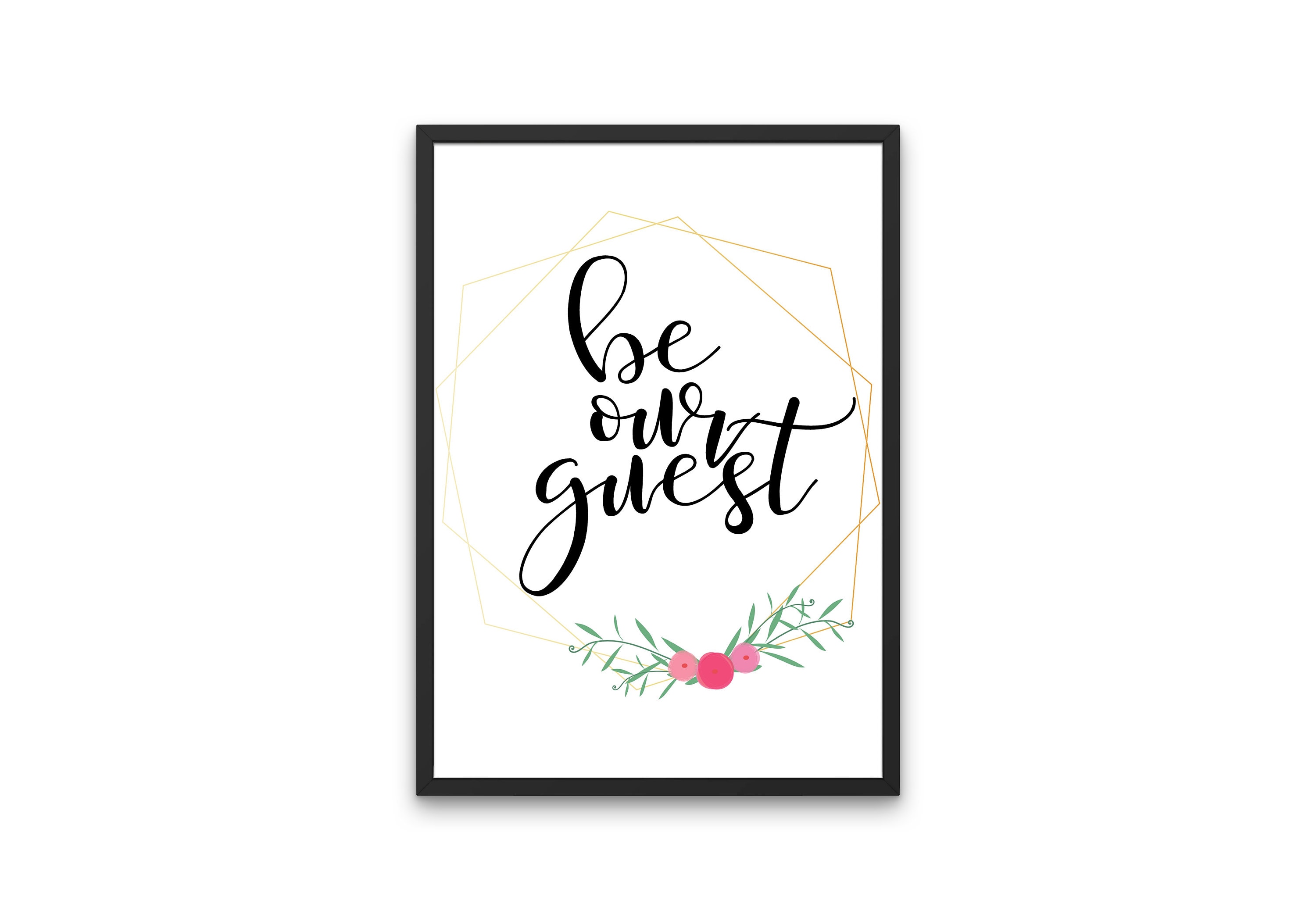 Be our guest template Digital Wedding Invitation Guest | Etsy