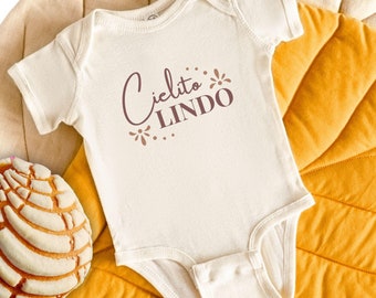 Cielito Lindo Baby One Piece Bodysuit/Toddler Shirt/Mexican Kid Tees/Talavera Baby Shower Gift