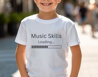 Kid's Musician Shirt/Youth Short Sleeve Tee/Funny Music Shirt for Kids/Music Student Class Tee