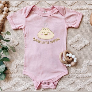 lil dumpling baby girl onesie Funny Onesie Cute Onesie Baby Shower Gift Baby Onesie Baby Clothes Baby Gift Asian baby gift foodie baby tee