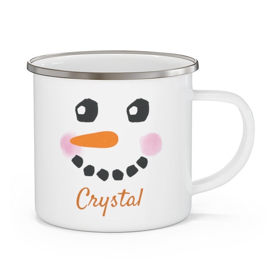 Snowman Character Personalized Camp Mug