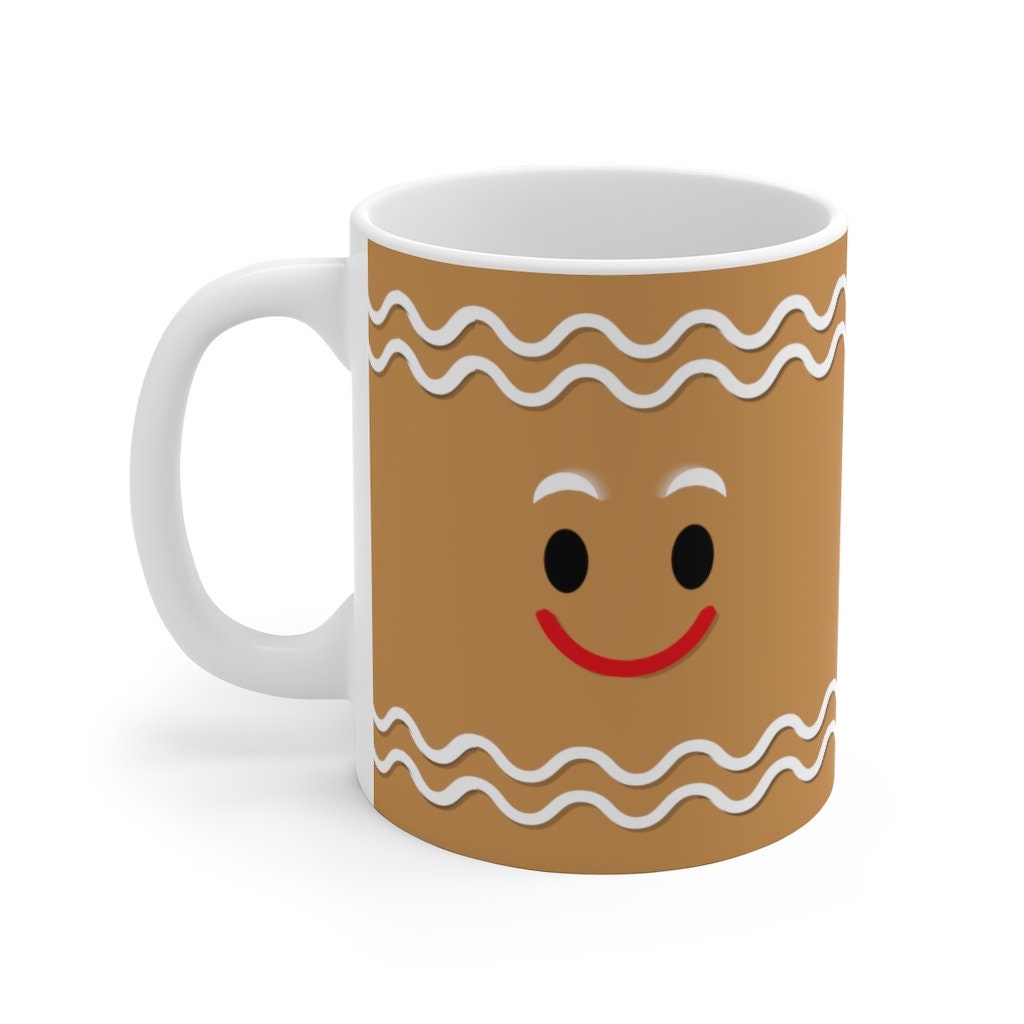 Personalized Christmas Gingerbread Man Mug - TeeNavi