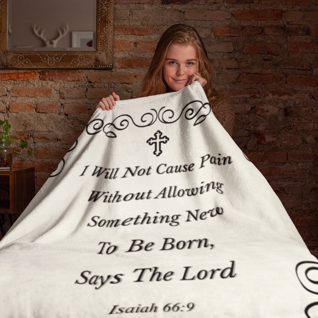 Hospital Baby Blanket/labor & Delivery/baby Shower Gift/christian Bible