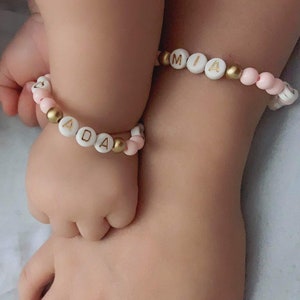 Mommy and Baby Personalized Matching Bracelets | Baby Hospital ID Bracelet | Mom and Baby Bracelets | Mother’s Day Gift