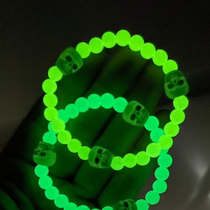 Halloween Glow in the Dark Bracelets | Halloween Kids Bracelet | Halloween Jewelry | Spooky Costumes | Halloween Gift | Halloween Accessory