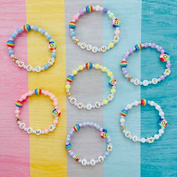 Rainbow Bff Jewelry Etsy