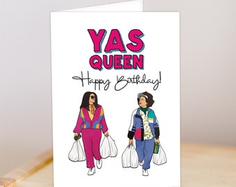 Printable Abbi and Ilana Birthday Card | Broad City | YAS QUEEN | Broad City Card