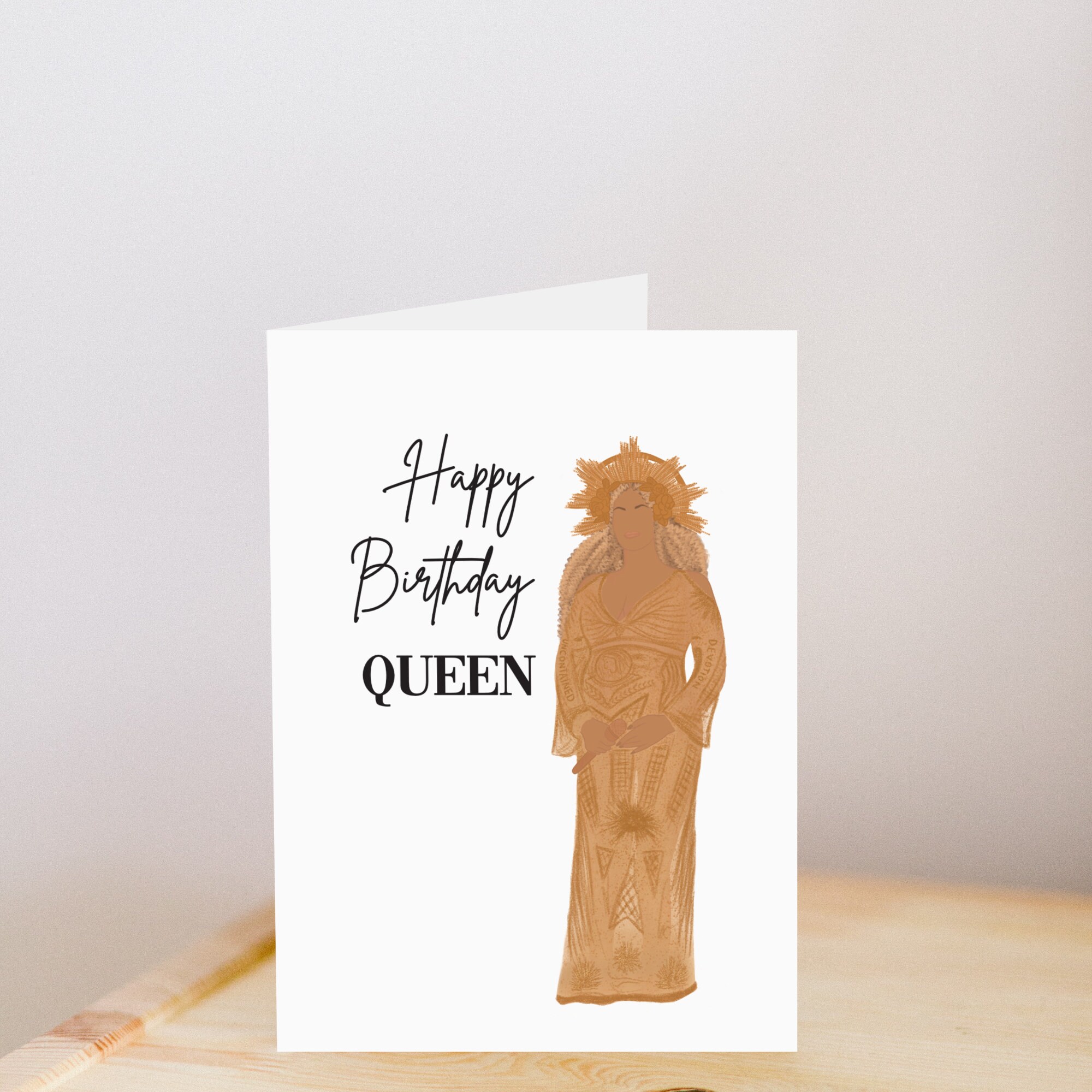 Printable Beyonce Birthday Card / QUEEN - Etsy