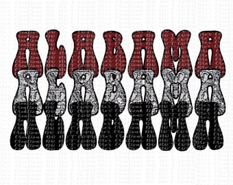 Alabama png| AL/ State| Maroon + Silver| Retro Alabama| AL Digital download| Sublimation| DTF| 600 Dpi