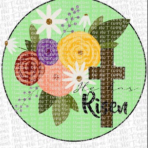 He is Risen PNG-Easter Sublimation Digital Design Download-christian png, bible verse png, christian easter png, spring florals png designs